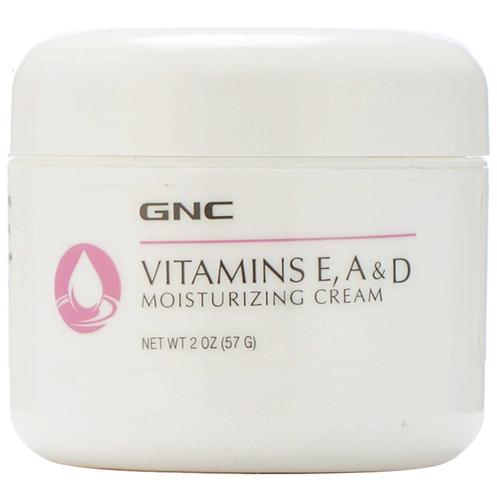 GNC Vitamin E A and D Moisturizing Cream, 57 g for All Types of Skin at