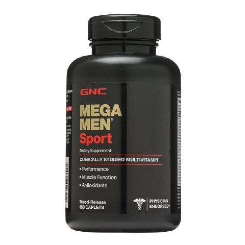1 - GNC Mega Men Sport, 180 caplets Unflavoured