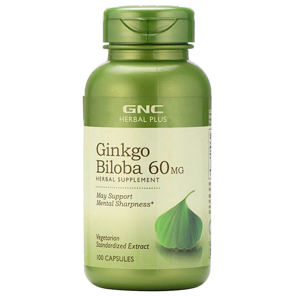 1 - GNC Ginkgo Biloba (60mg),  100 capsules 