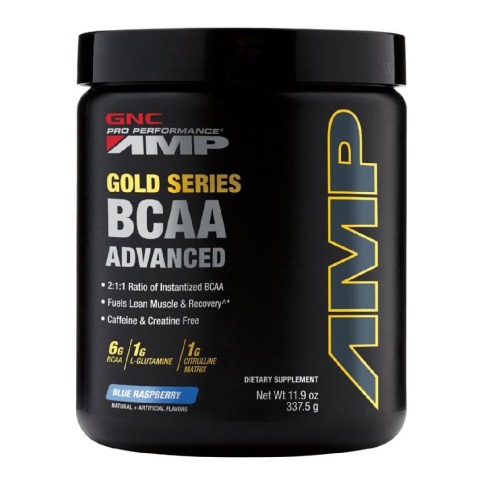 1 - GNC Gold Series Bcaa Advanced,  0.75 lb  Blue Raspberry 