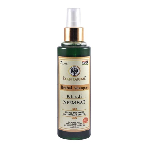 2 - Khadi Natural Herbal Shampoo,  210 ml  Neem Sat 