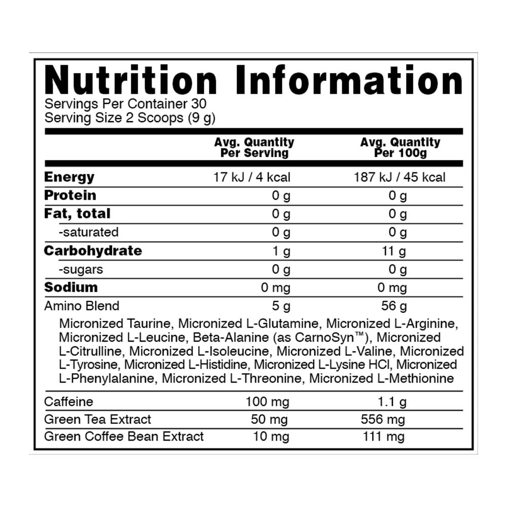 4 - ON (Optimum Nutrition) Essential Amino Energy,  0.6 lb  Blueberry Mojito 