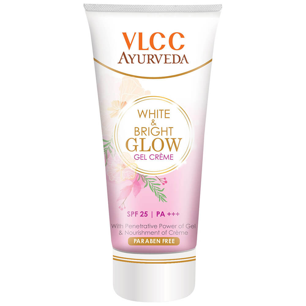 VLCC Ayurveda White & Bright Glow Gel Cream,  20 g  SPF 25 