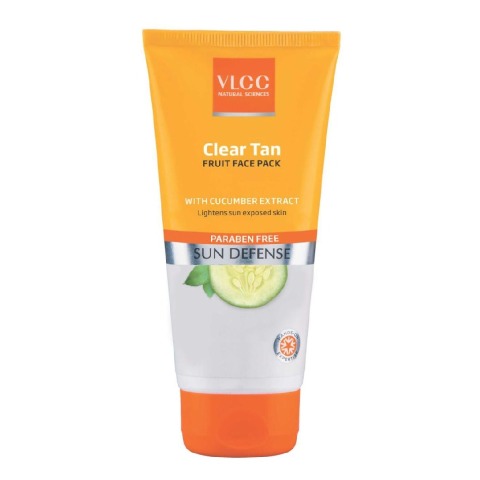 VLCC Clear Tan Fruit Face Pack,  100 g  Sun Defense 