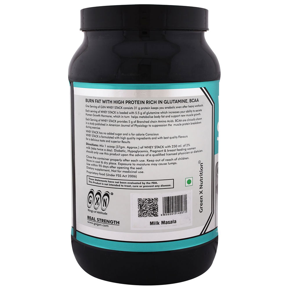 description - GXN Whey Stack,  2 lb  Milk Masala 