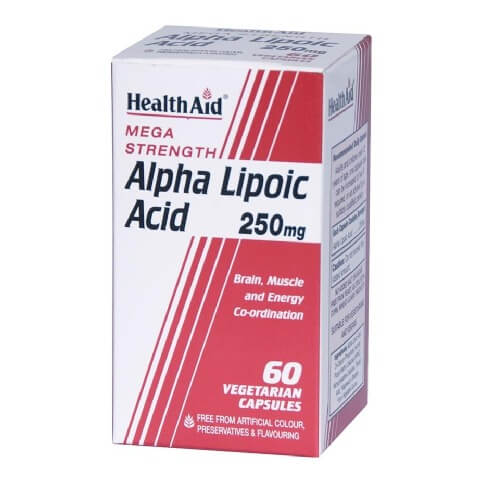 HealthAid Alpha Lipoic Acid (250 mg), 60 veggie capsule(s) HealthAid Alpha Lipoic Acid (250 mg), 60 veggie capsule(s)