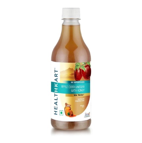 HealthKart Apple Cider Vinegar with Honey NZ, 0.5 L OP Honey