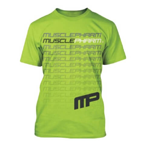 MusclePharm Flagship T Shirt, Green Medium