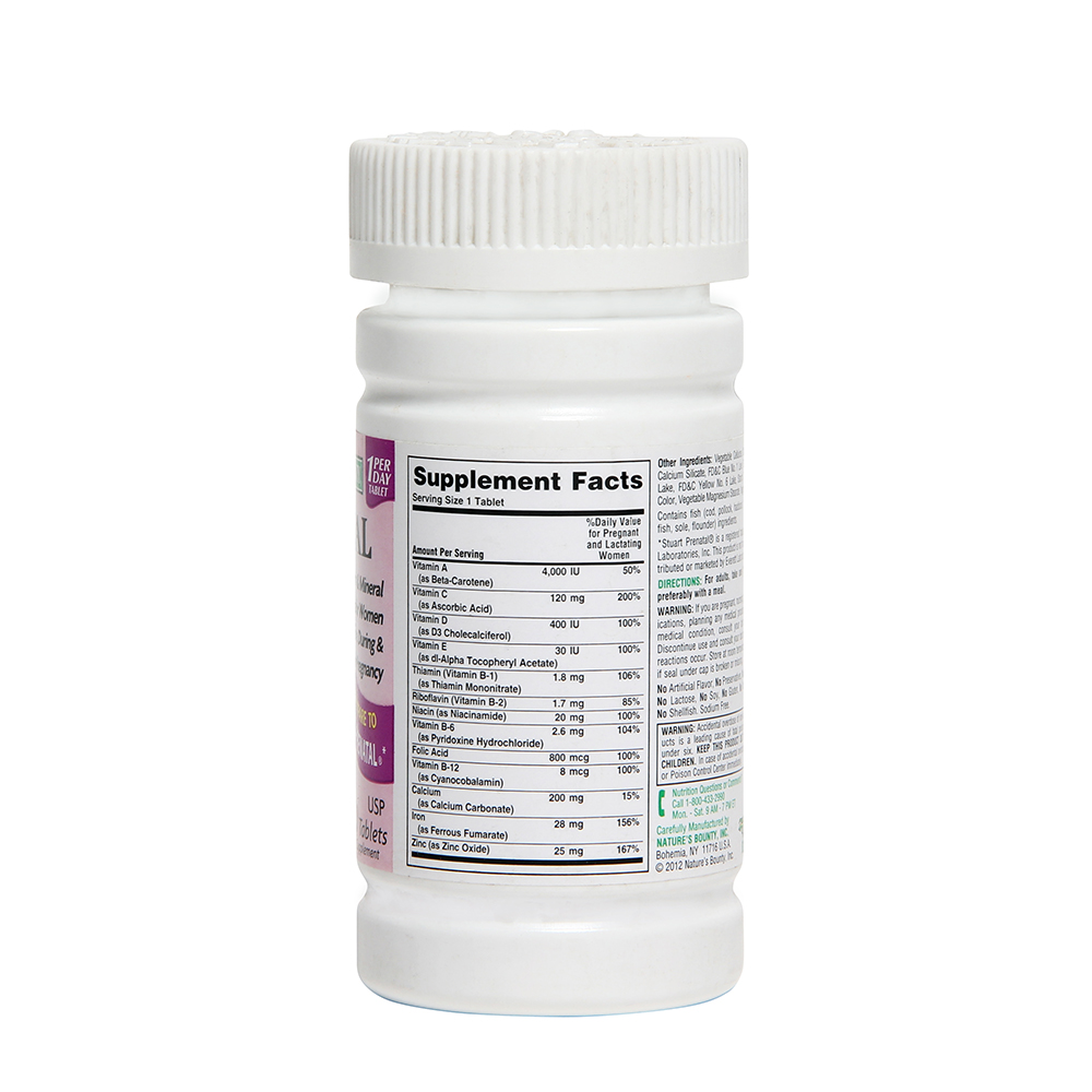 Nature's Bounty Prenatal, 100 tablet(s)