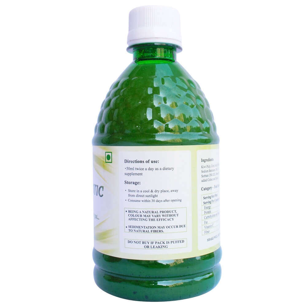 usage - Healing Hands & Herbs KiwiBiotic,  Unflavoured  0.400 L 