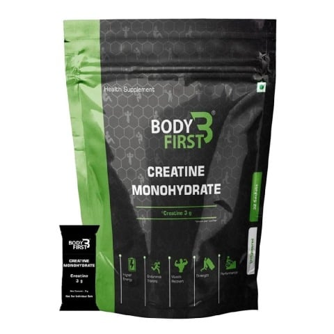 BodyFirst Creatine Monohydrate,  Unflavoured  32 sachets/pack 