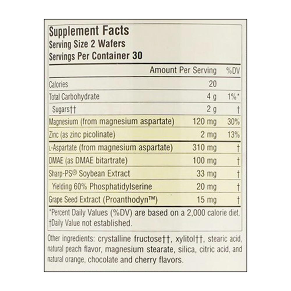 Supplement - GNC Attentive Child,  Unflavoured  60 chewable tablet(s) 