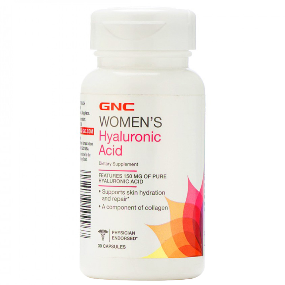 GNC Women's Hyaluronic Acid,  30 capsules  Unflavoured 