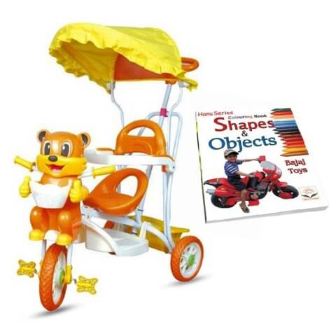 Bajaj Kitty Tricycle, Yellow With Orange