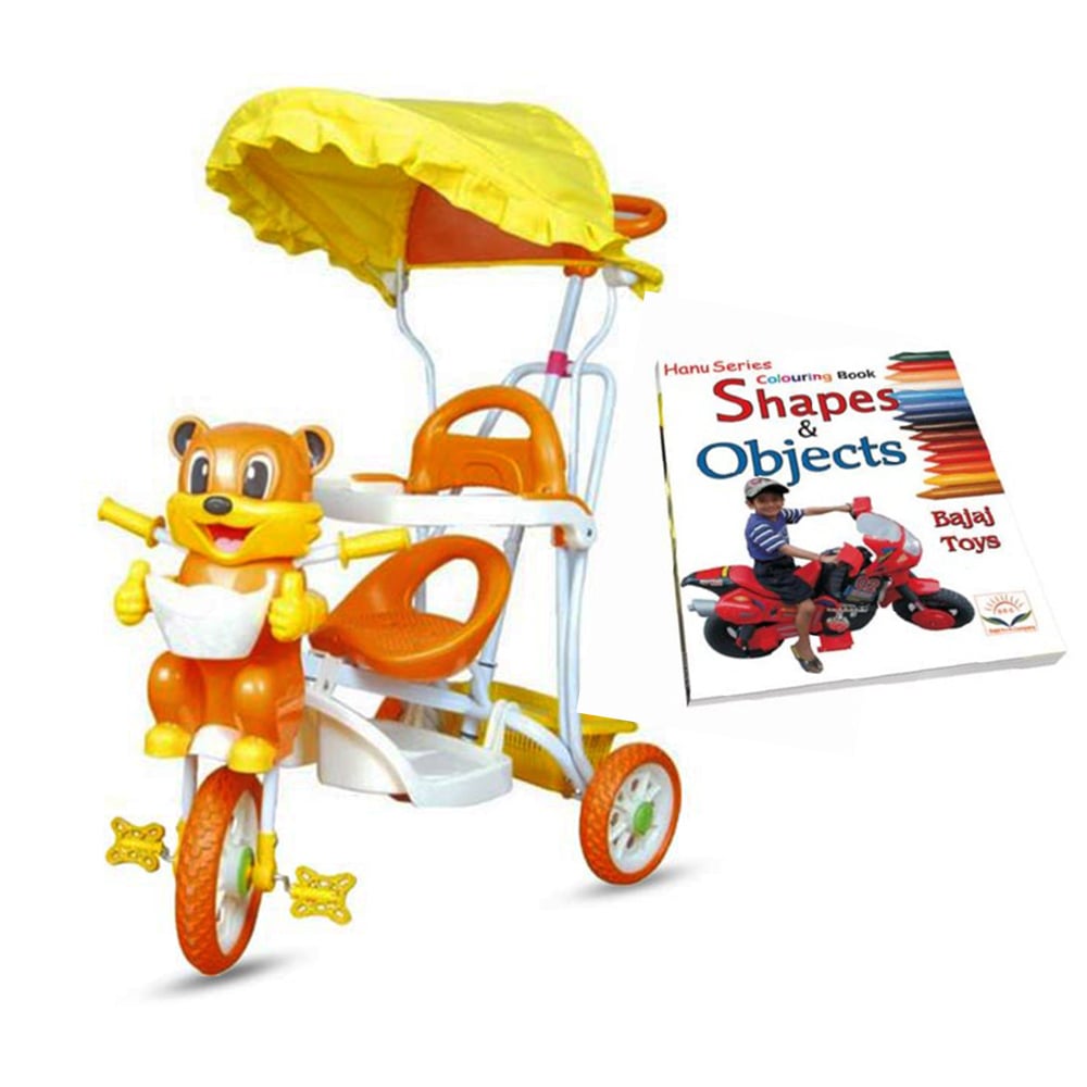 Bajaj Kitty Tricycle, Yellow With Orange