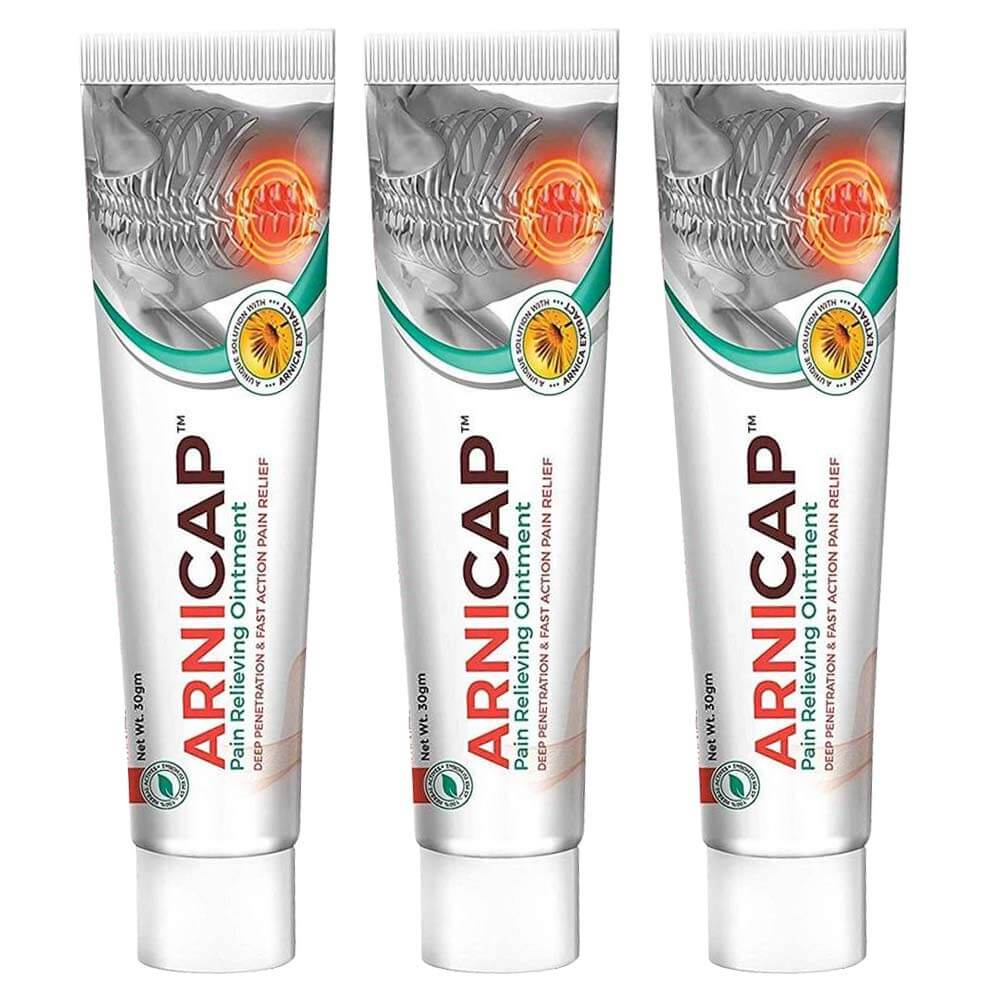 Green Cure Arnicap Pain Relieving Cream Pack of 3, 30 g at Best Price