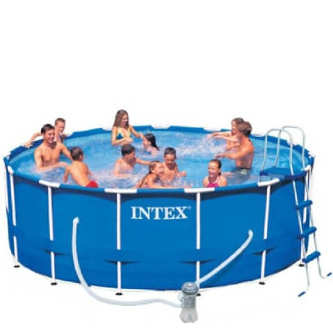 Intex Metal Frame Pool,  18 Feet 