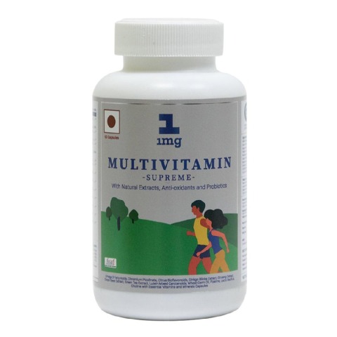 1 - 1MG Multivitamin Supreme, 60 capsules Unflavoured