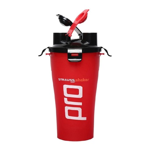3 - Strauss Dual Shaker Pro, Red 700 ml
