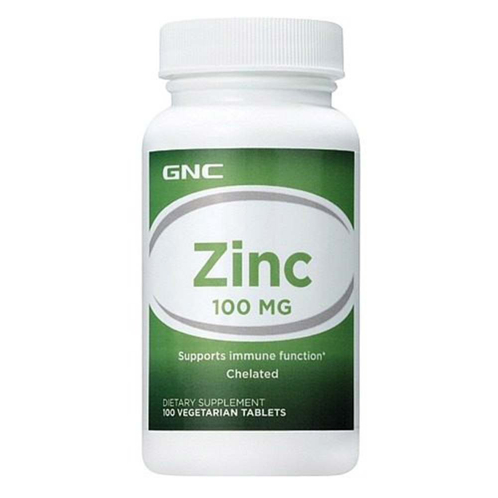 GNC Zinc (100 mg),  100 caplets 