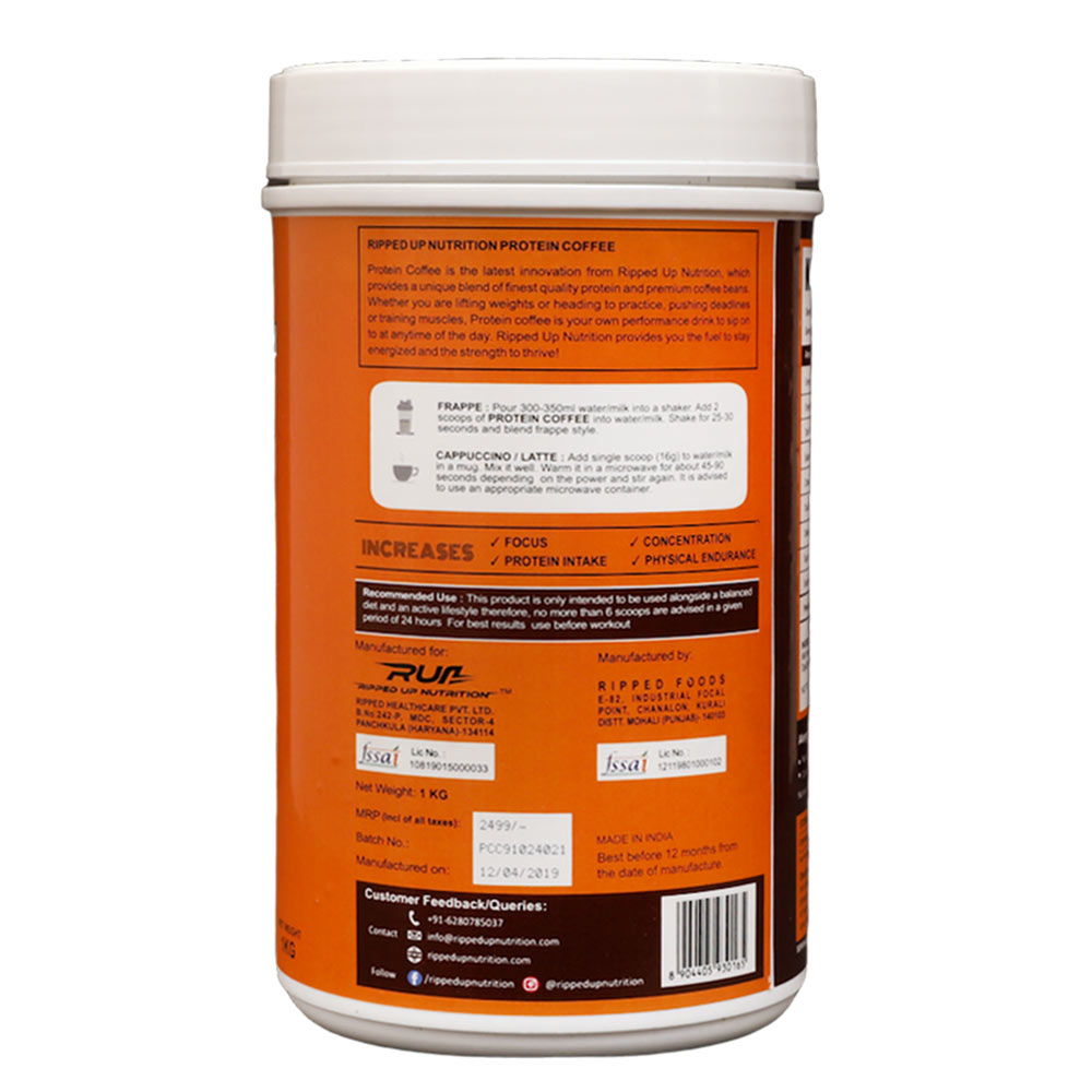 Benefit - Ripped Up Nutrition Protein Coffee,  1 kg  Caramel 