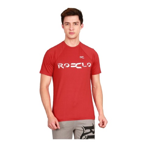 2 - Rocclo T Shirt-5062, Blood Red Medium