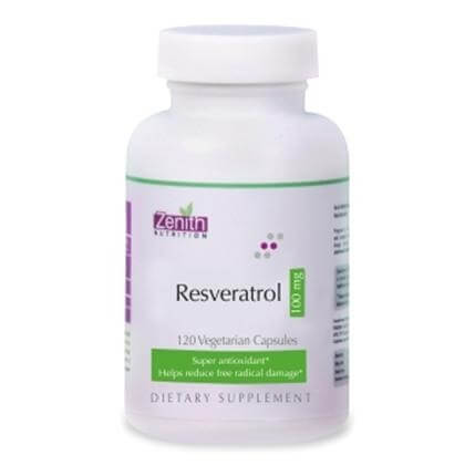 Zenith Nutrition Resveratrol (100 mg), 120 capsules Zenith Nutrition Resveratrol (100 mg), 120 capsules