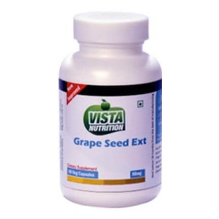 Vista Nutrition Grape Seed Extract,  60 capsules 