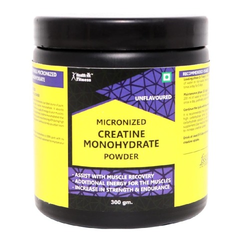 Healthvit Fitness Micronized Creatine Powder, Unflavoured 0.66 lb