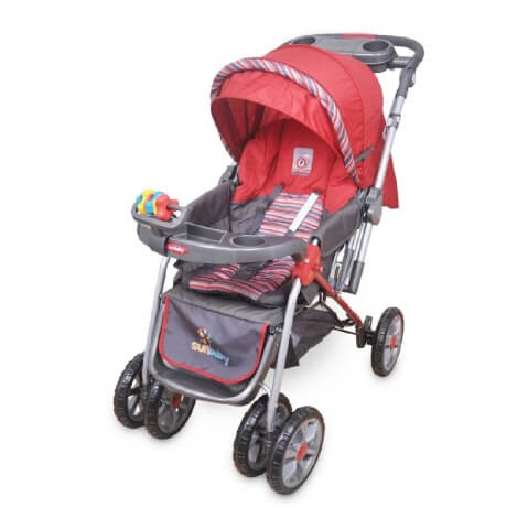Sunbaby Stroller Sensation,  Red  88 x 57 x 101 cm 