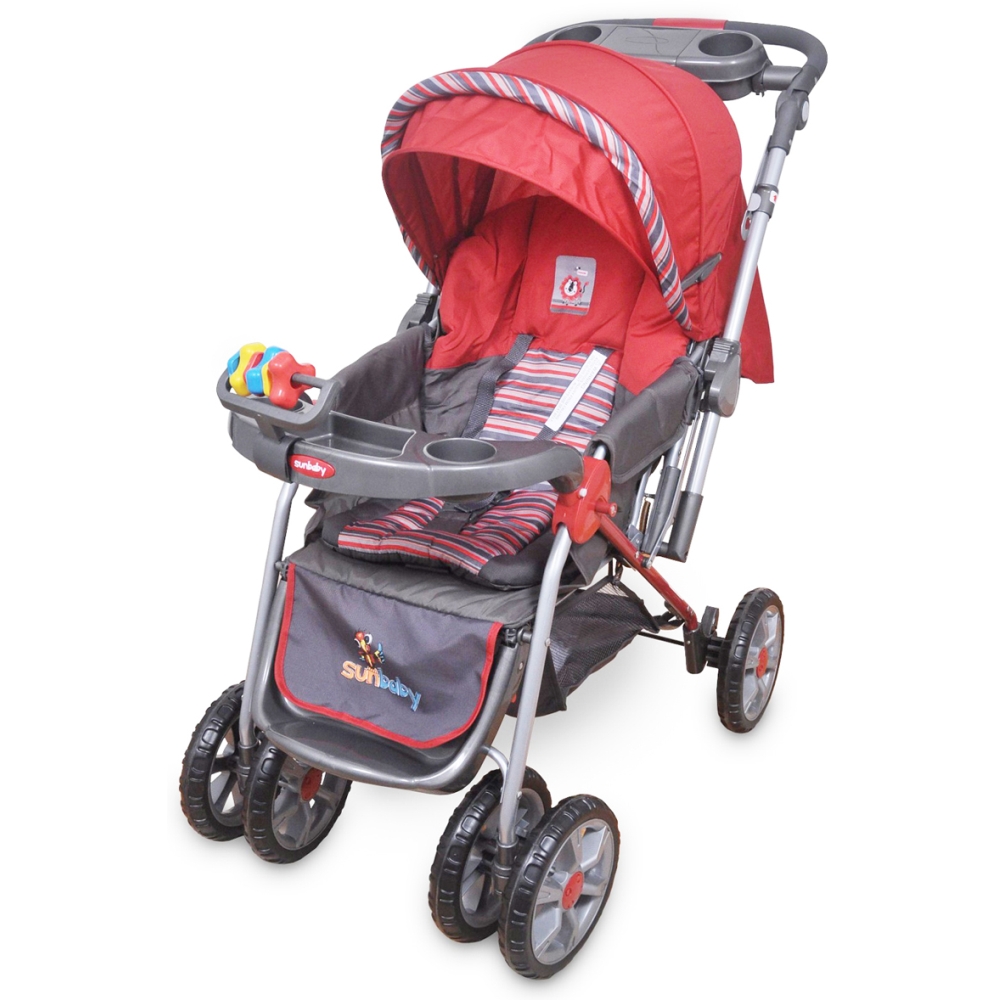 Sunbaby Stroller Sensation,  Red  88 x 57 x 101 cm 