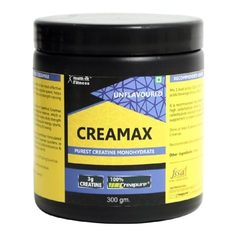 Healthvit Creamax Purest Creatine Monohydrate,  Unflavoured  0.66 lb 