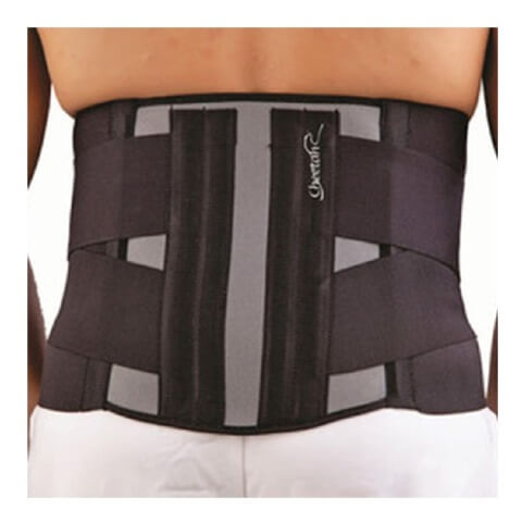 Cheetah Back Brace With Stays,  Black  Medium 