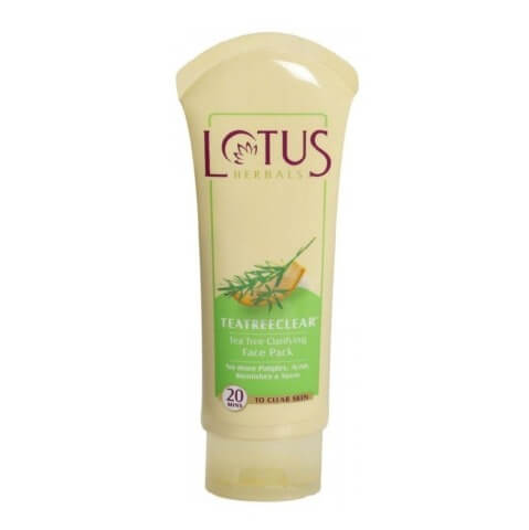 Lotus Herbals Herbal Teatreeclear Tea Tree Clarifying Face Pack, 120 g N/A