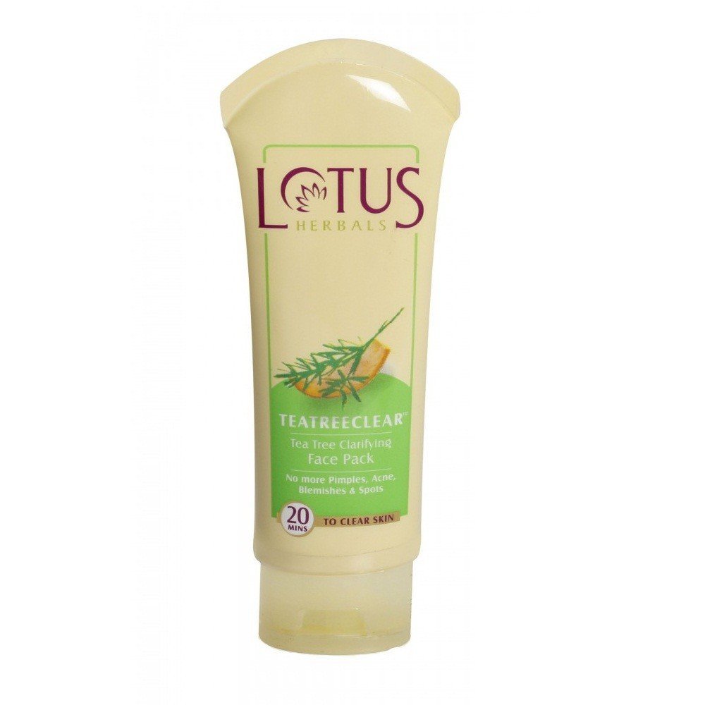 Lotus Herbals Herbal Teatreeclear Tea Tree Clarifying Face Pack, 120 g N/A