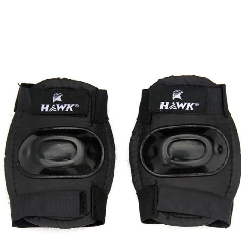 Hawk Protective Knee Pads Gears, Black Medium Hawk Protective Knee Pads Gears, Black Medium
