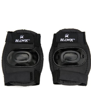 Hawk Protective Knee Pads Gears, Black Medium