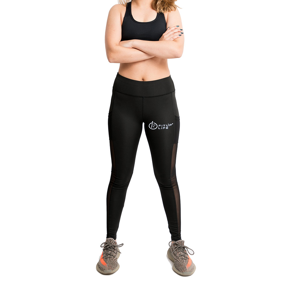 4 - Fitup Life Solid Women Tights,  Black  Small 