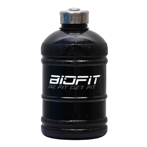 Biofit Gallon Water Bottle,  Black  1.89 L 