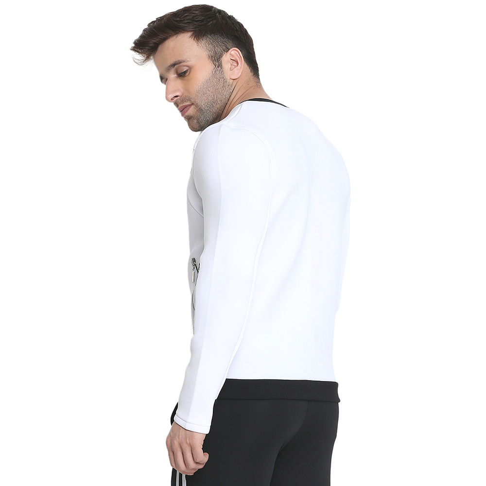 4 - Aesthetic Bodies Men's Bomber Jacket,  White  XL 