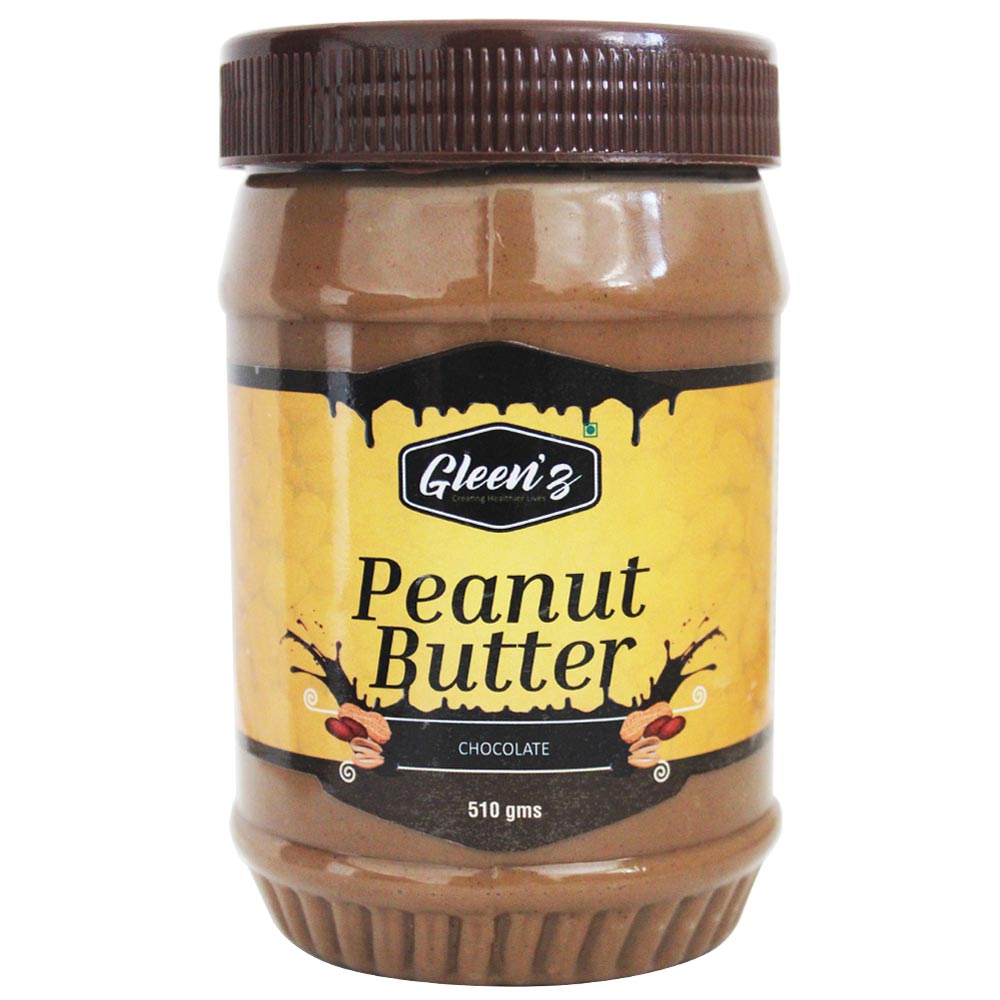 1 - Gleenz Peanut Butter,  0.510 kg  Chocolate 