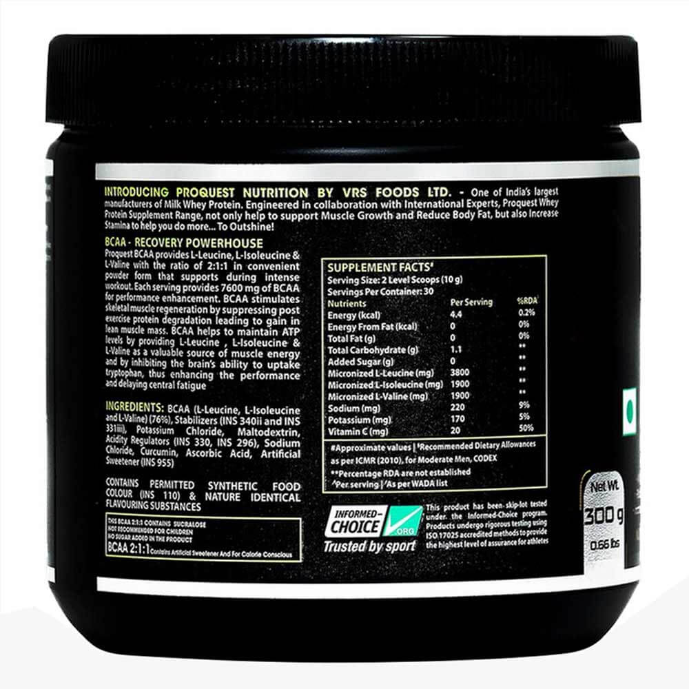 SupplementInfo - Proquest BCAA 2:1:1,  0.66 lb  Tangy Orange 