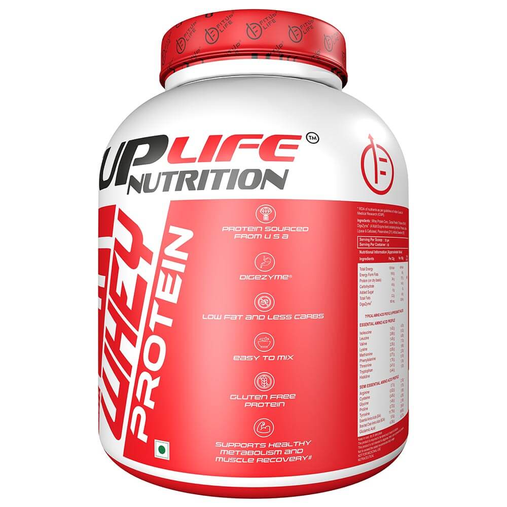 highlights - Fitup Life Whey Protein,  4.4 lb  Dutch Chocolate Sensation 
