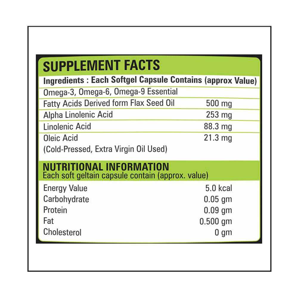 supplement - MightyX Omega 3 6 9,  60 capsules 