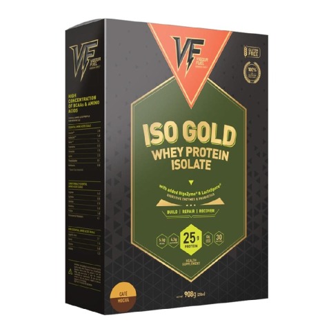1 - Vigour Fuel Iso Gold Whey Protein Isolate,  2 lb  Cafe Mocha 