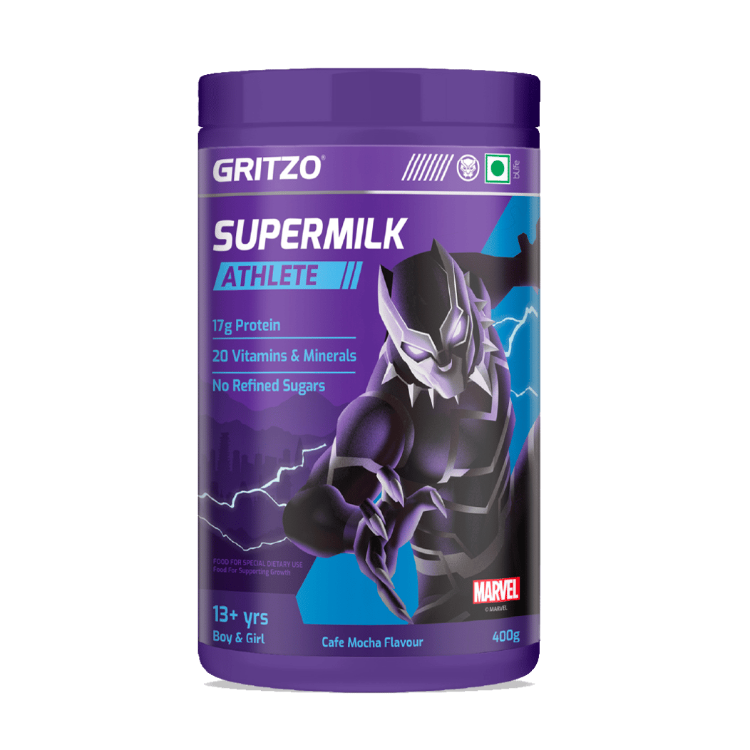 2 - Supermilk Athlete 13+ Years, 400 g Cafe Mocha (Black Panther) 13+ Yrs Boy/Girl