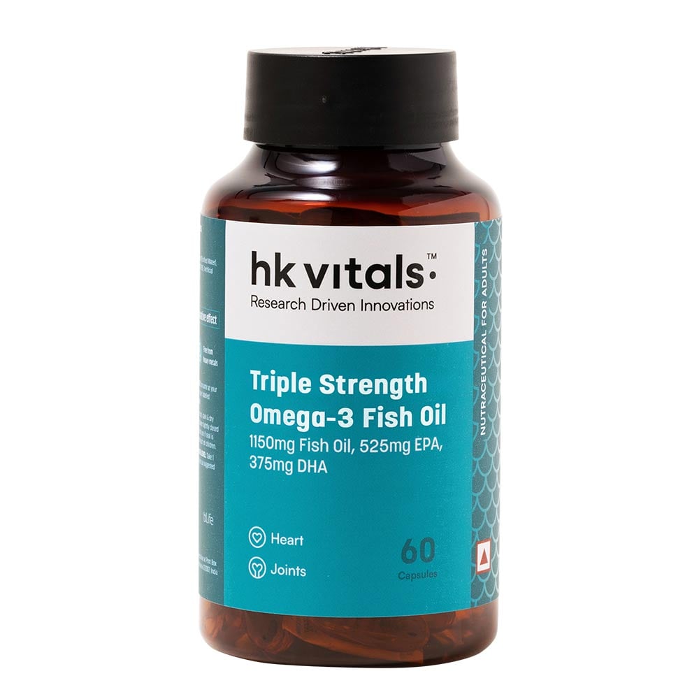 2 - HK Vitals Triple Strength Omega-3 Fish Oil 1150 mg,  60 capsules 