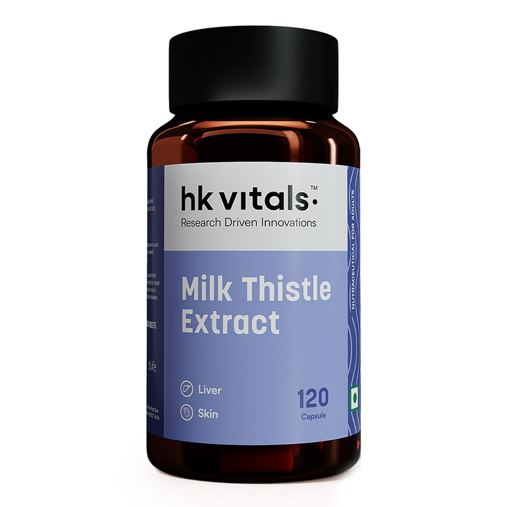 2 - HK Vitals Milk Thistle Extract 600mg,  120 capsules 