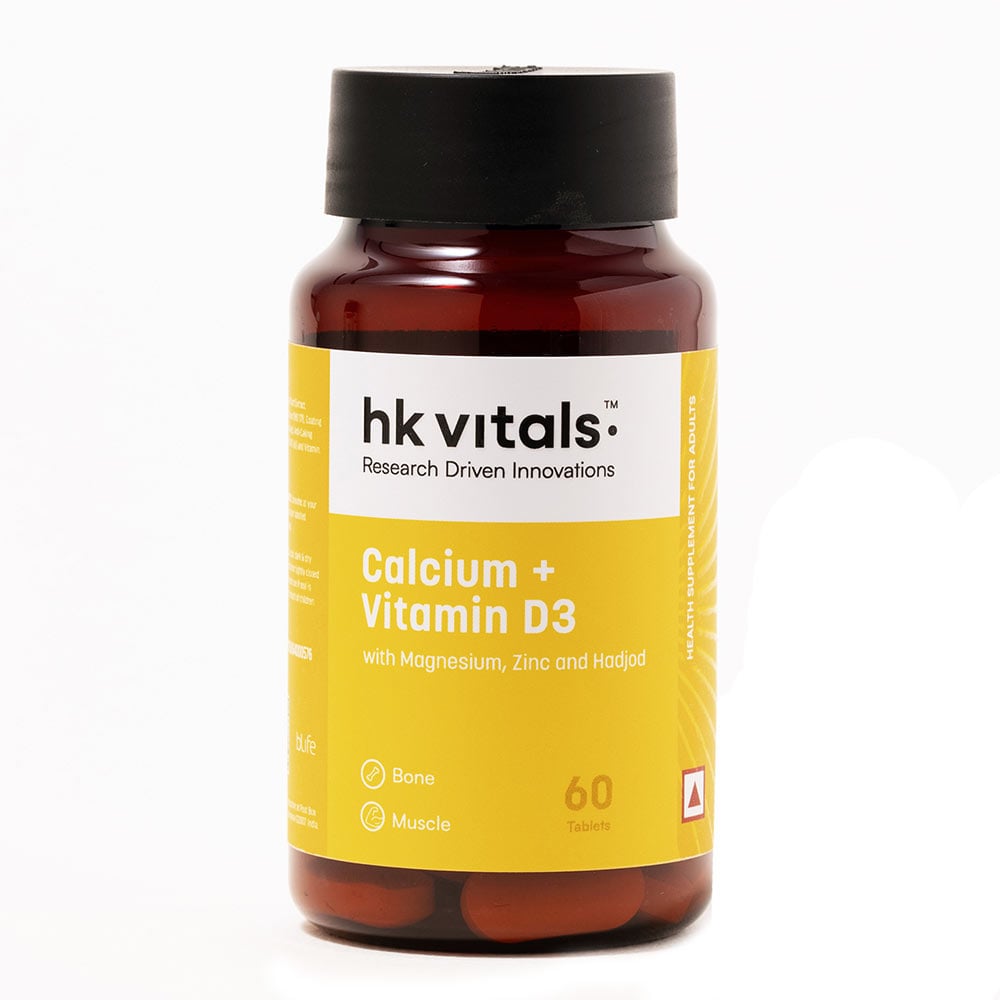 2 - HK Vitals Calcium + Vitamin D3,  60 tablet(s)  Unflavoured 