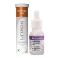 Glutathione Effervescent 15 Tabs Orange & Bakuchiol Serum 15 ml Combo